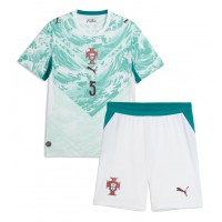 Fotbalové Dres Portugalsko Diogo Dalot #5 Dětské Venkovní MS 2026 Krátký Rukáv (+ trenýrky)